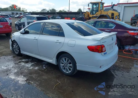2009 Toyota Corolla S from USA, damaged, VIN 2T1BU40E79C171931